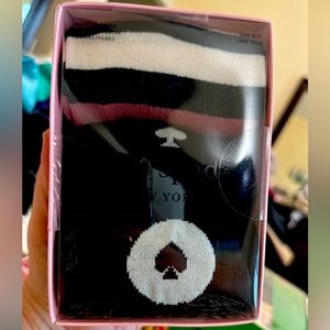 Kate Spade Logo 3 Pack Boxed Socks NWT